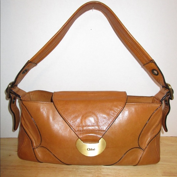 Chloe Handbags - Chloe Tan Leather Handbag Purse Shoulder Bag